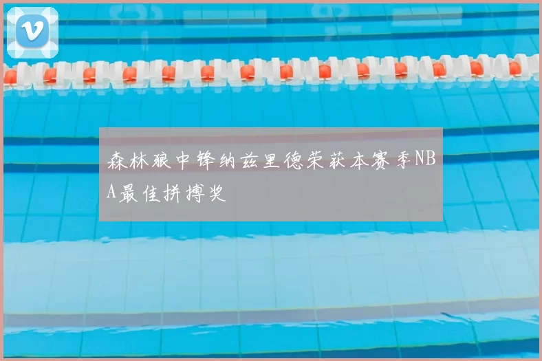 森林狼中锋纳兹里德荣获本赛季NBA最佳拼搏奖